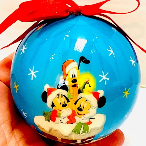 Disney Other - Disney Mickey Mouse & Friends Christmas Ball Ornament No Box Read